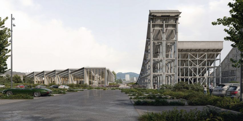 Thiết kế hiện đại với sự kết hợp giữa gỗ và kim loại