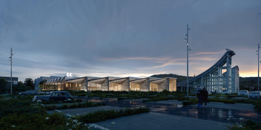 Exterior render of The Michelin Adventure museum